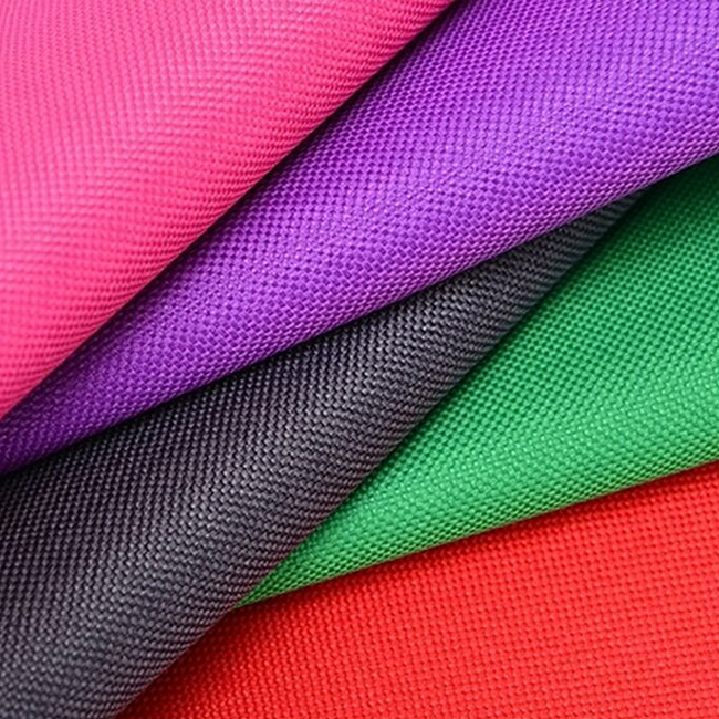 Custom Waterproof 600D Polyester Fabric PU Coated for Outdoor Bags 